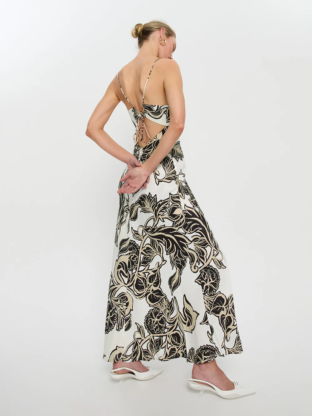 Alma Bias Maxi Dress - Image 2