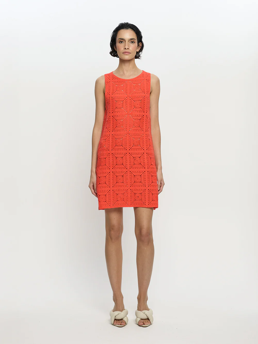 Brenna Crochet Mini Dress - Image 4