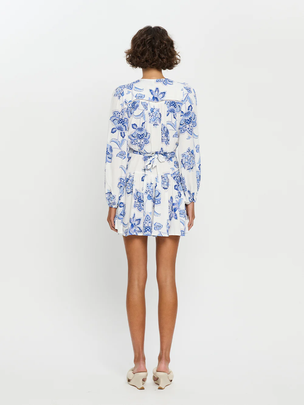 Chiara Tie Front Mini Dress - Image 4