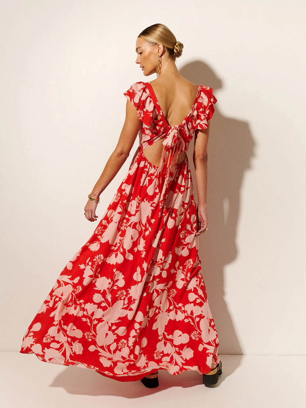 Delfina Ruffle Maxi Dress - Image 6
