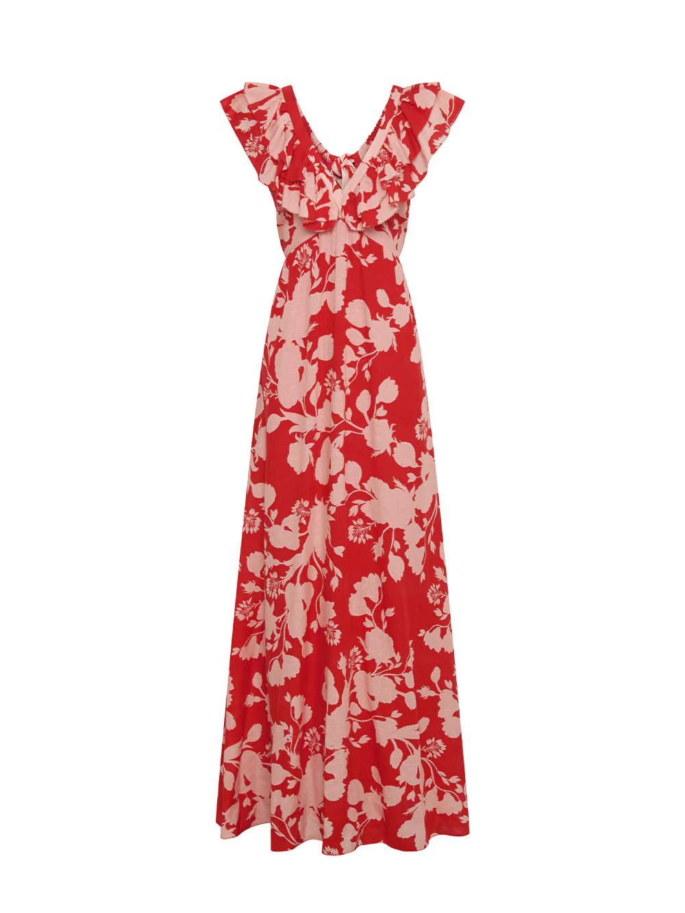 Delfina Ruffle Maxi Dress - Image 9