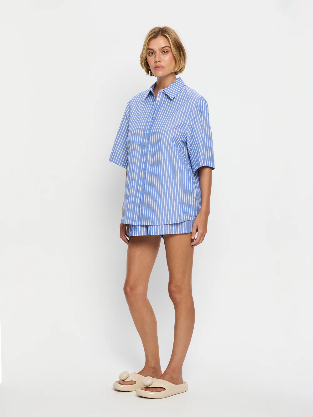 Elara Shirt - Blue Stripe - Image 2