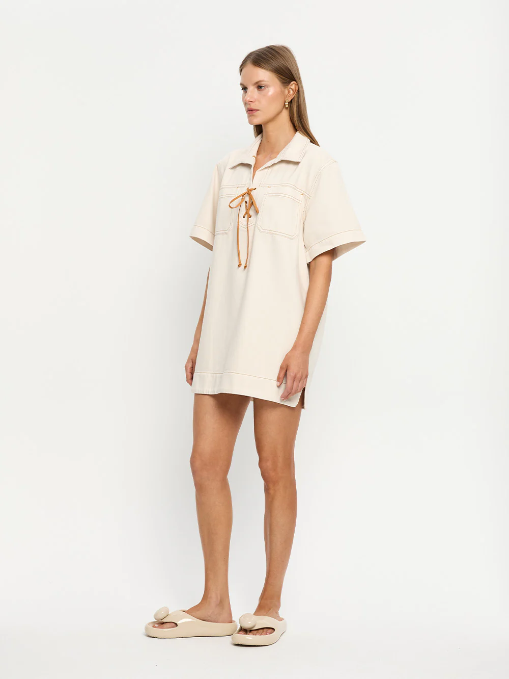 Evie Denim Dress - Image 2