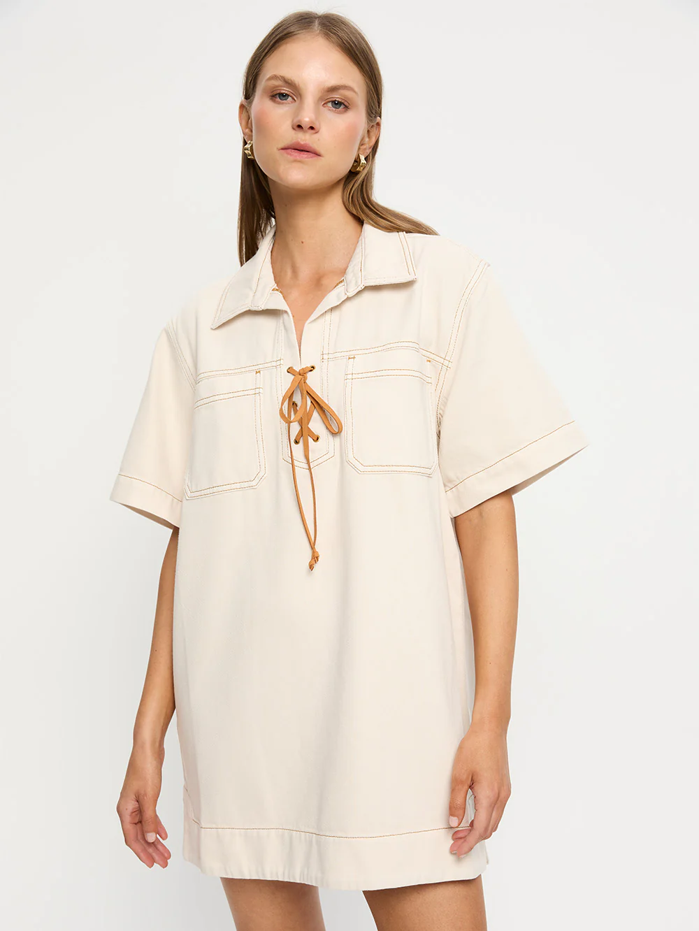 Evie Denim Dress - Image 4