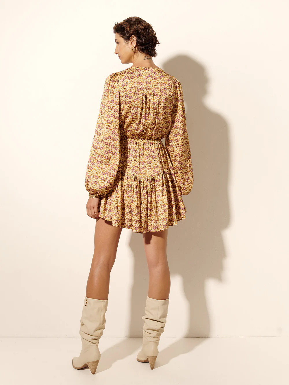 Mia Tie Front Mini Dress - Image 5