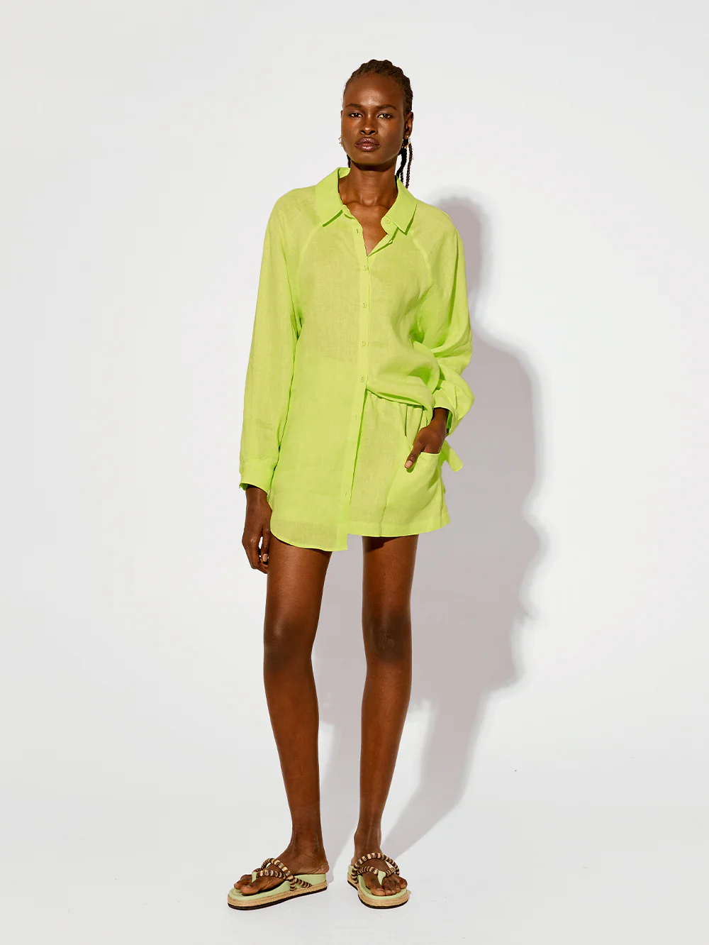 Nikita Shirt - Lime - Image 2