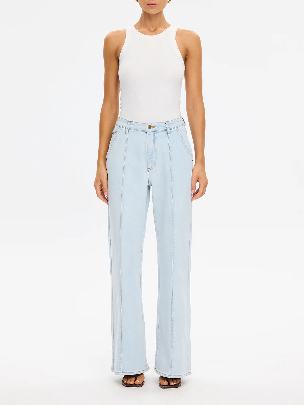 Parker Wide Leg Denim Jean - Image 5