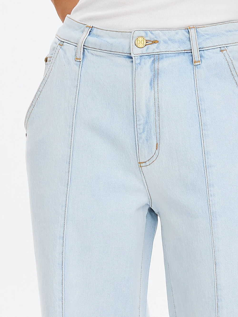 Parker Wide Leg Denim Jean - Image 6