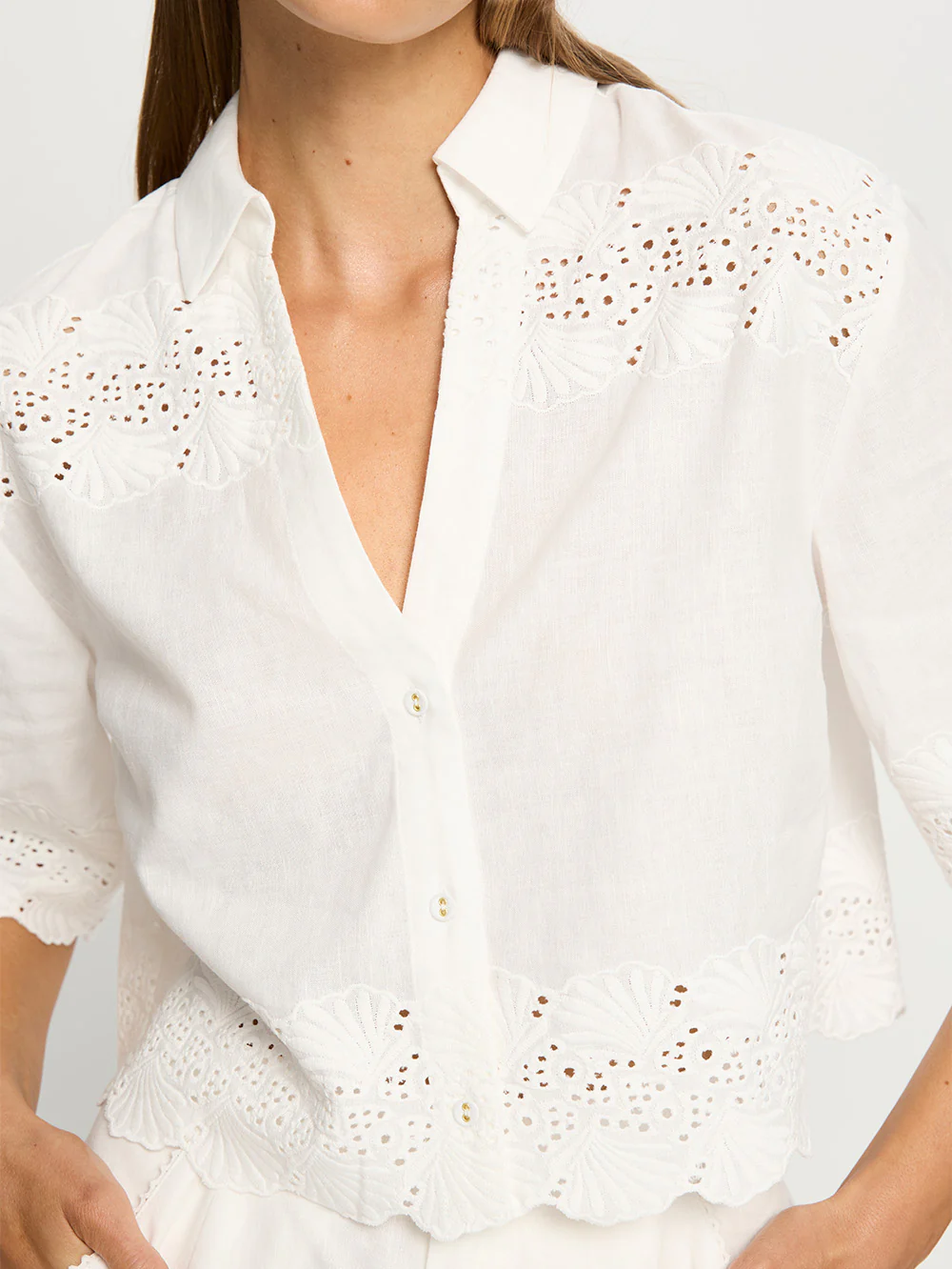 Payton Top - White - Image 5
