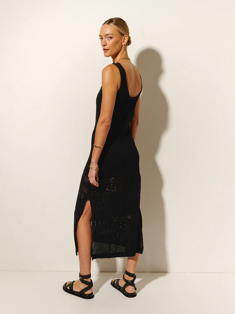 Riza Crochet Midi Dress - Image 6