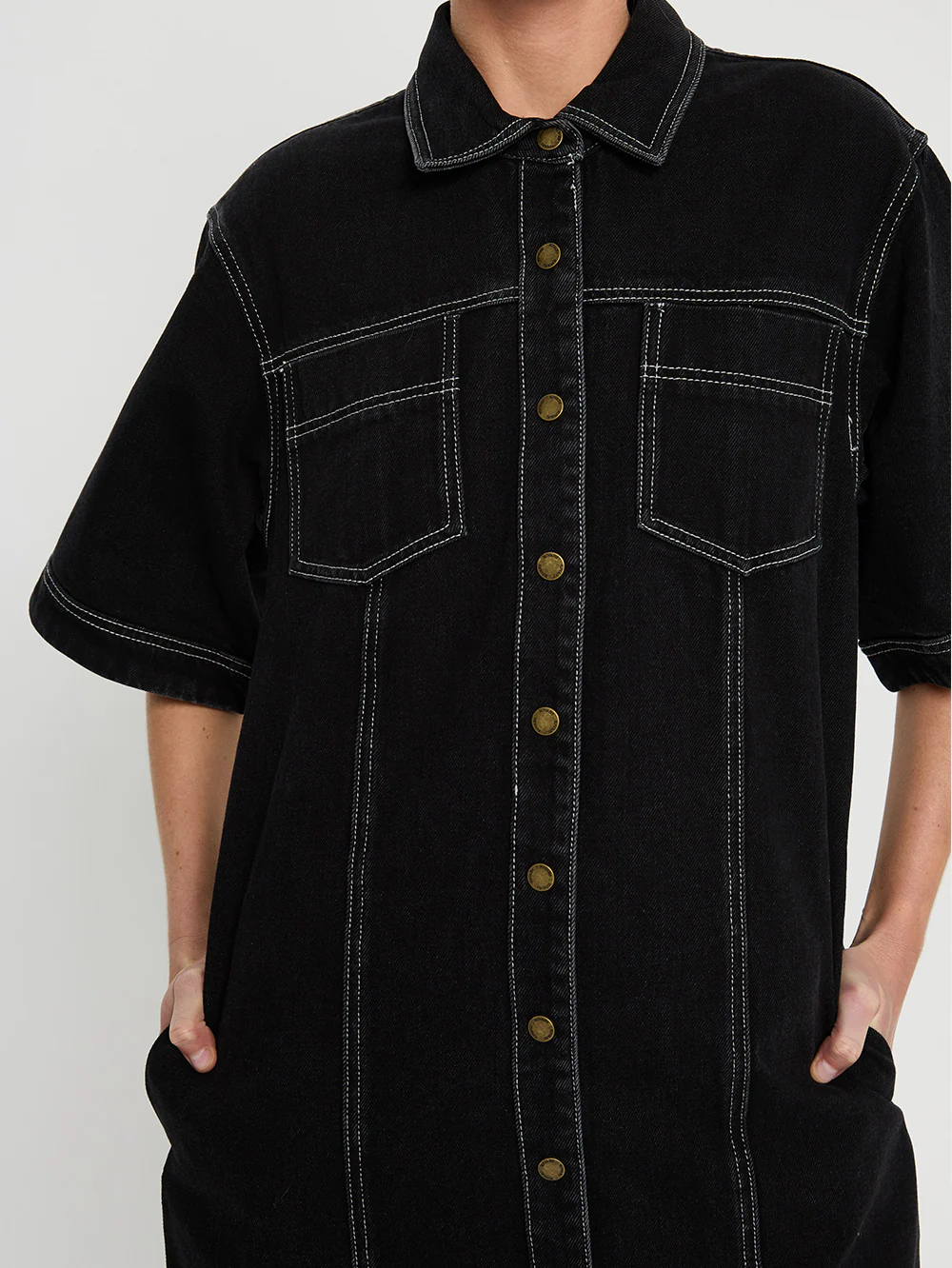 Rowyn Denim Shirt Dress - Image 5
